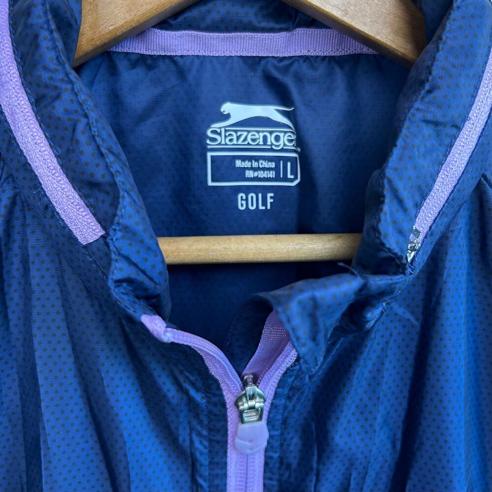 Slazenger Golf Windbreaker with Zip In Hood - Picture 4 of 7